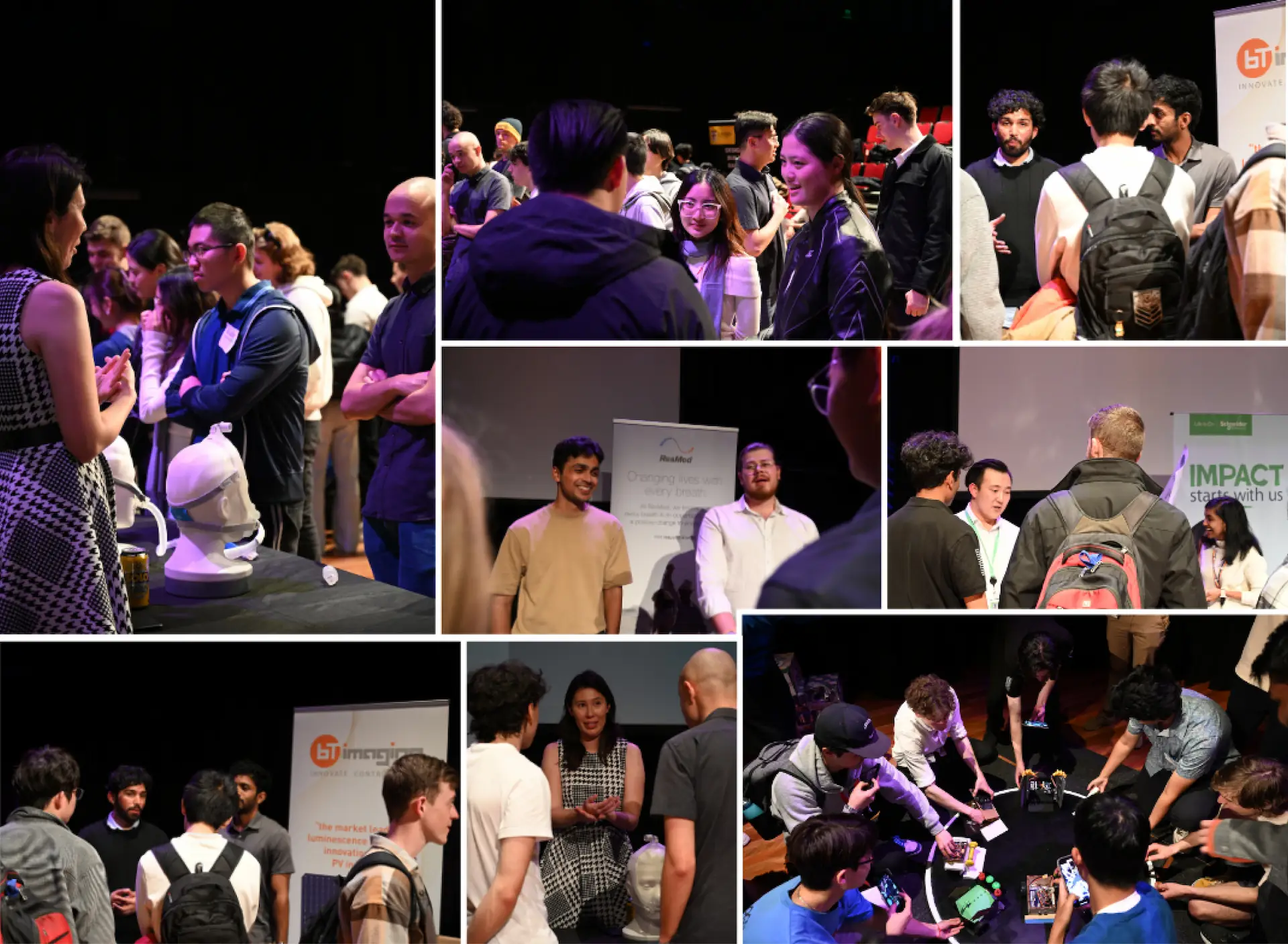 Collage of events held by RAMSoc